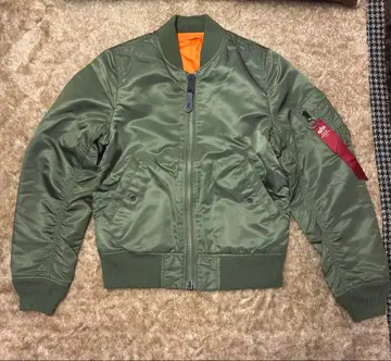 ALPHA 알파 플라이트 자켓 MA-1 세이지 그린
