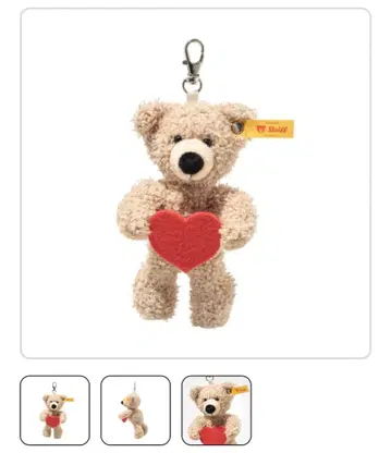 Steiff 소프트 키링 테디베어 핀 [러브]