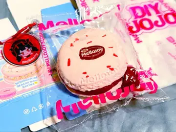 [레어] mellojoy 스퀴즈 마카롱 톡톡 체리