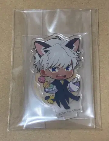 Obey Me! 검은 고양이 집사 카페 아크릴 스탠드 마몬 미쿠가