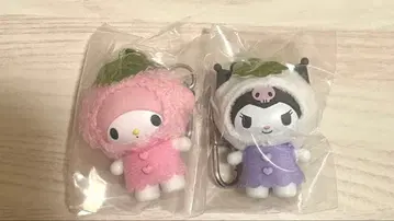 산리오 치비토모 화과자 [ 마이멜로디 쿠로미 2점 세트 ]