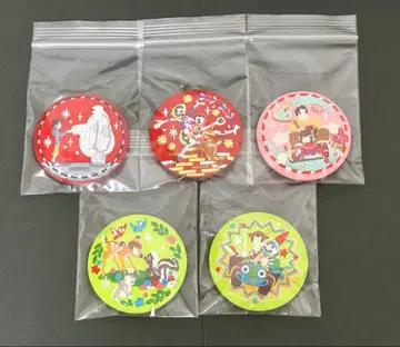 [ BANDAI 디즈니 캐릭터 자수 캔뱃지 2 5종 세트 2 ]
