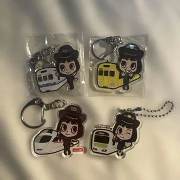 토요오카 마스미 키링 4개 세트