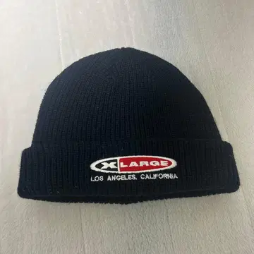 XLARGE 블랙 니트 모자