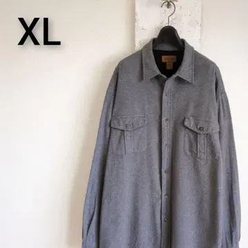 구제 의류 세인트 존스베이 긴팔 플란넬 셔츠 샤모어 셔츠 그레이 XL