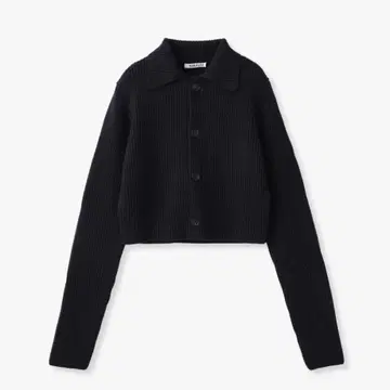 AURALEE 울 리브 니트 가디건