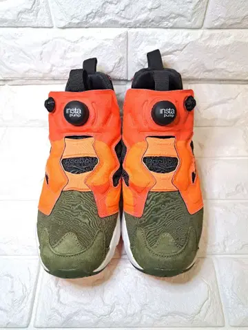 리복 인스타펌프 퓨리 오렌지/카키