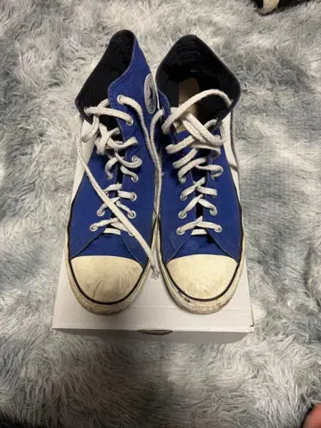 Converse All Star 파랑 하이컷 스니커즈