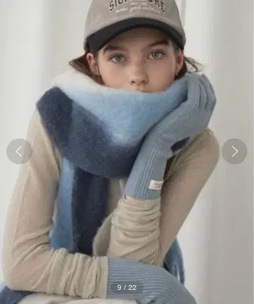 GIUNON gradation scarf / 그라데이션 머플러 택 포함