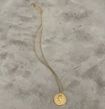Loungedress GALENA 코인 목걸이 골드