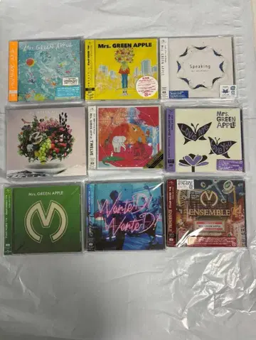 Mrs. GREEN APPLE 초회 한정판 9점 CD+DVD