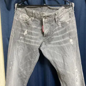 DSQUARED2 데미지 가공 그레이 데님