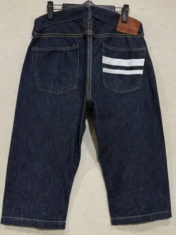 모모타로 진즈 출진 02-013 셀비지 하프 숏 데님 팬츠 일본제