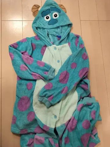 몬스터 주식회사 샐리 룸웨어 세퍼레이트 L 사이즈 코스프레 의상