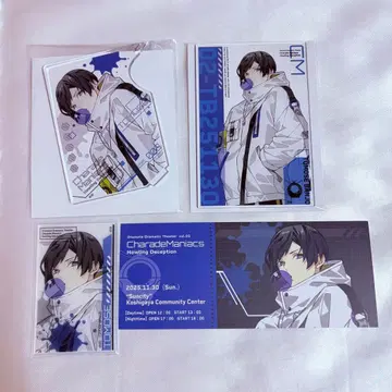 샤레마니 낭독 토모세 아크릴 스탠드, 아크릴 브로치, 아크릴 카드