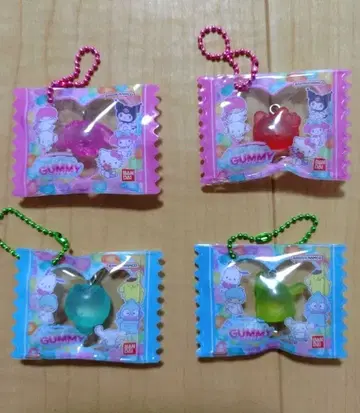 산리오 캐릭터 키링 4개 세트