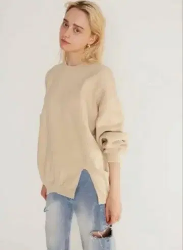 searoomlynn 미사용 새상품 하이 트위스트 코튼 풀오버