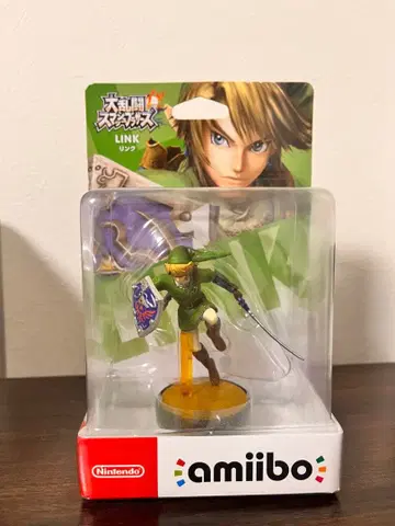 [ 미개봉 새상품 ] amiibo 링크 슈퍼 스매시브라더스