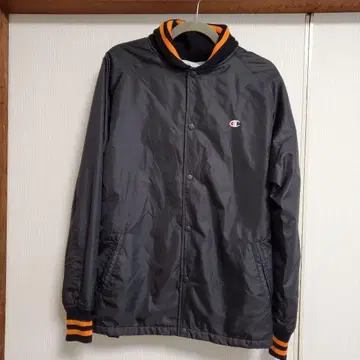 Champion 블랙/오렌지 자켓