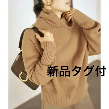 택 포함 새상품 이에나 돌먼 하이넥 풀오버