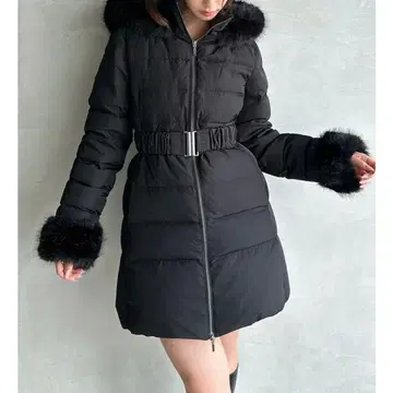 resexxy 롱 다운 자켓 블랙