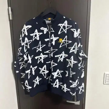LOUDMOUTH 별 패턴 자켓 XXL 네이비 방한 니트 골프