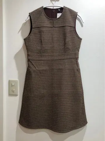 유니클로 UNIQLO 더블 페이스 미니 원피스 미니 원피스