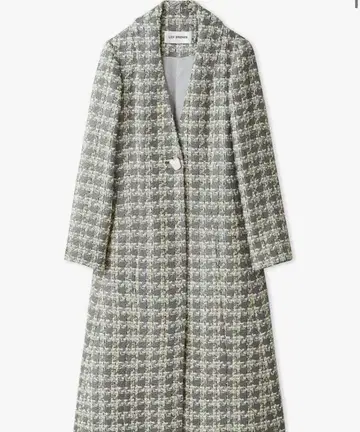 릴리 브라운 트위드 체스터 코트
