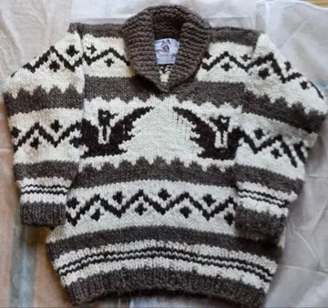 코위찬 니트 울 코위찬 스웨터 빈티지 풀오버 가디건