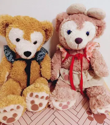 더피 & 셰리메이 2체 세트 41cm 디즈니랜드