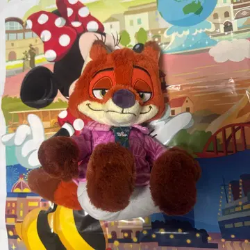 디즈니 주토피아 닉 봉제 인형 포지 펜 케이스