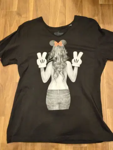 미키 T셔츠 MADE IN FRANCE