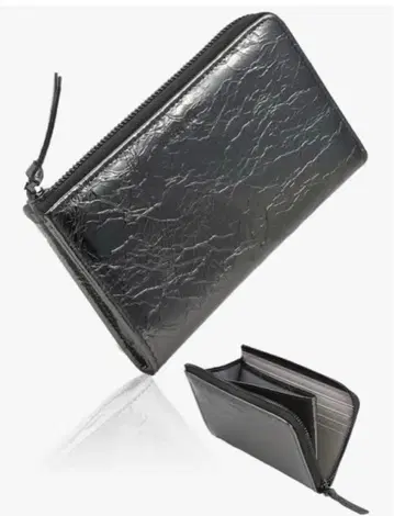 LASIEM(라시엠) 작은 장지갑 다크 실버