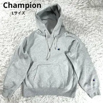 Champion 리버스 위브 후드티 L 그레이