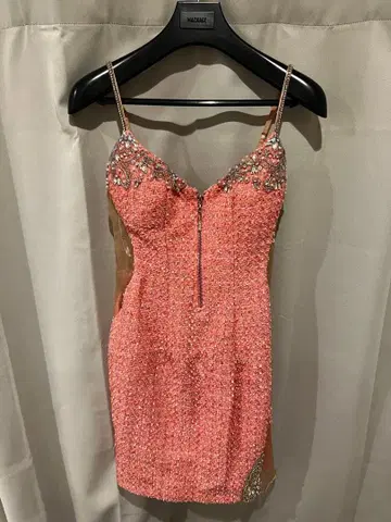 AR ANGELR 핑크 타이트 핏 드레스 S