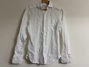 FAIRFAX 알비니사제 최고급 린넨 셔츠 화이트 컷어웨이 M 사이즈