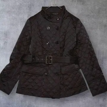 [ 새상품급 ] 23구 충전솜 퀼팅 자켓 48 벨트 빅 사이즈