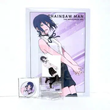 극장판 체인소 맨 레제편 레제 아크릴 스탠드 부유감 캔뱃지