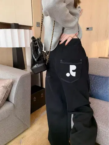 REST&RECREATION 캐주얼 팬츠 블랙