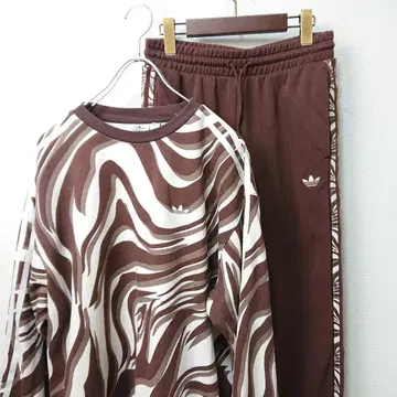 adidas 아디다스 제브라 패턴 셋업 트레이닝복 맨투맨 팬츠