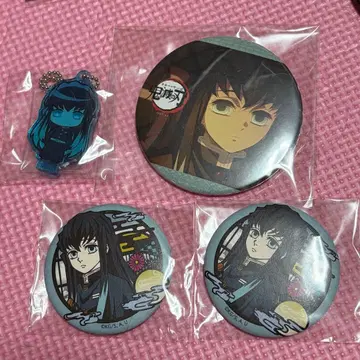 귀멸의 칼날 무이치로 캔뱃지 세트