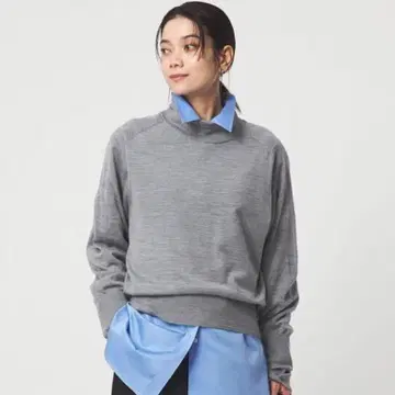 그린 라벨 릴랙싱 [ 새상품 ] 에브리 터틀 니트 그레이 FREE 사이즈