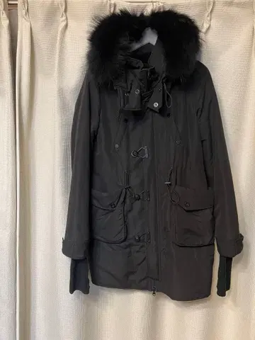 SLY 스라이 모즈 코트 블랙 퍼 Y2K 사이즈 2 M 사이즈