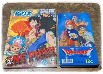 ONE PIECE 색칠놀이와 드래곤 퀘스트 색연필 세트