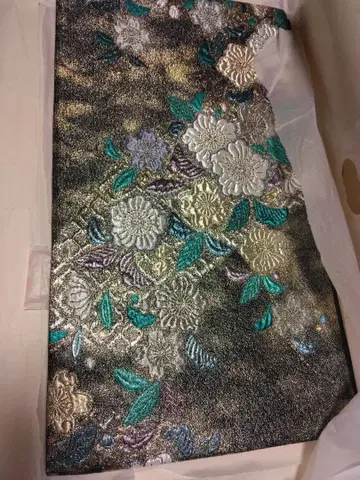 꽃무늬 자수 오비