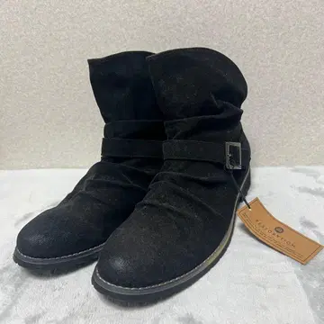 [ 새상품 택 포함 ] RESTORATION 버클 부츠 블랙