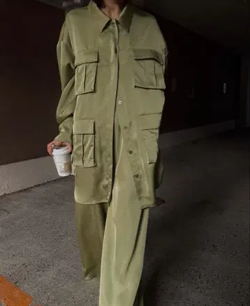 아메리빈티지 그린 셔츠