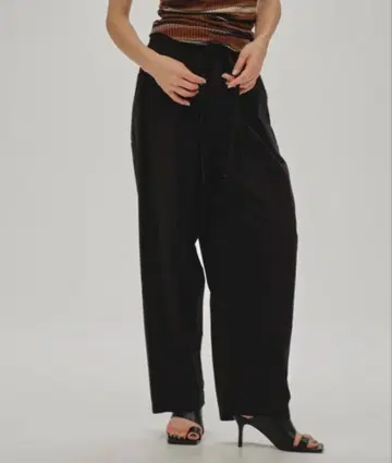 todayful Cotton Gather Pants 블랙 36