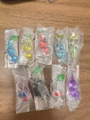 메지루시 액세서리 2 키링 컴플리트 피크민 가챠 전 9종