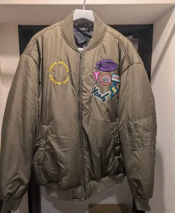 미사용 새상품 BENO MA-1 플라이트 자켓 올리브 L 사이즈